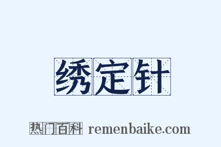 绣定针是什么意思的图片